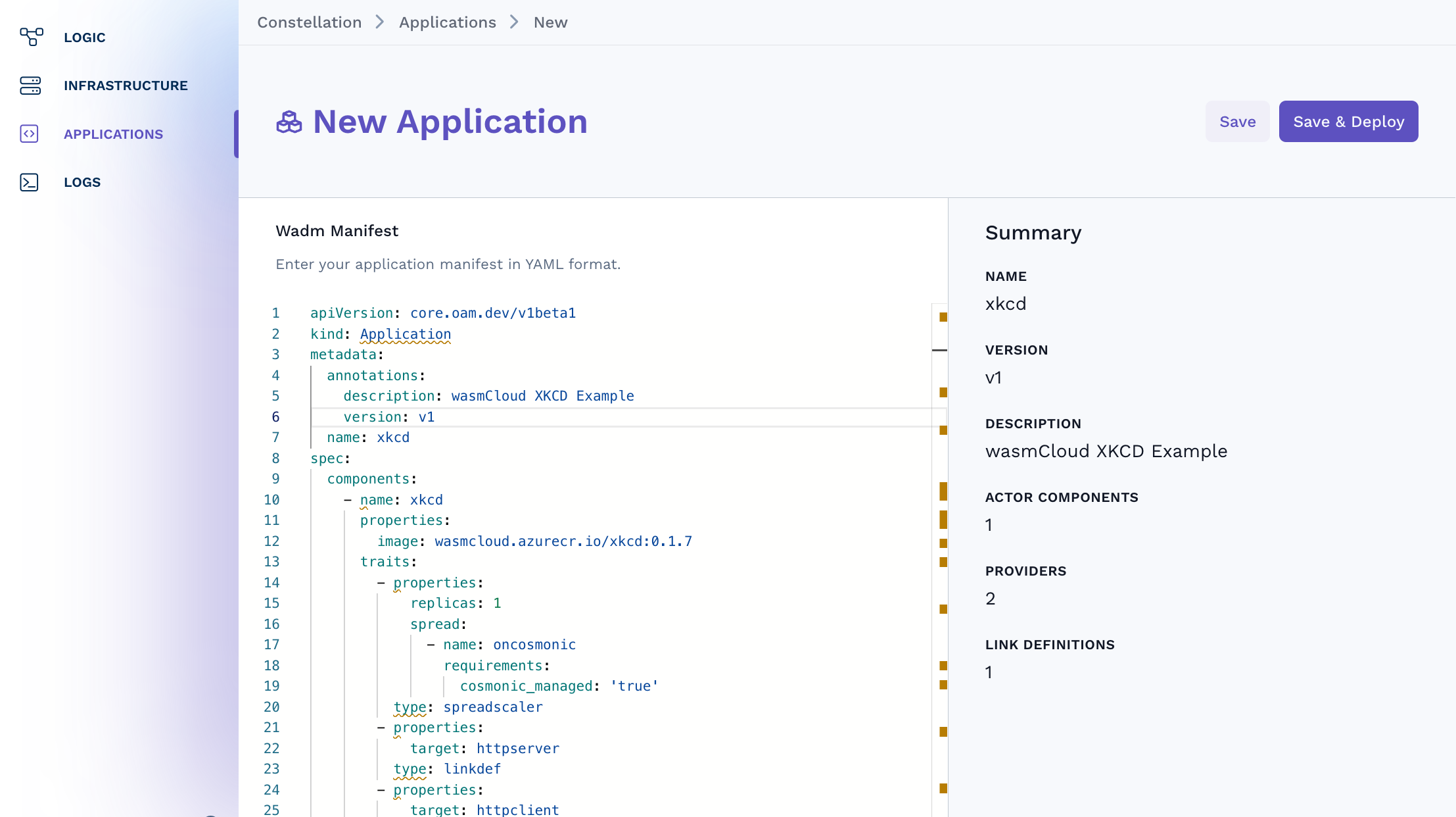 editor view