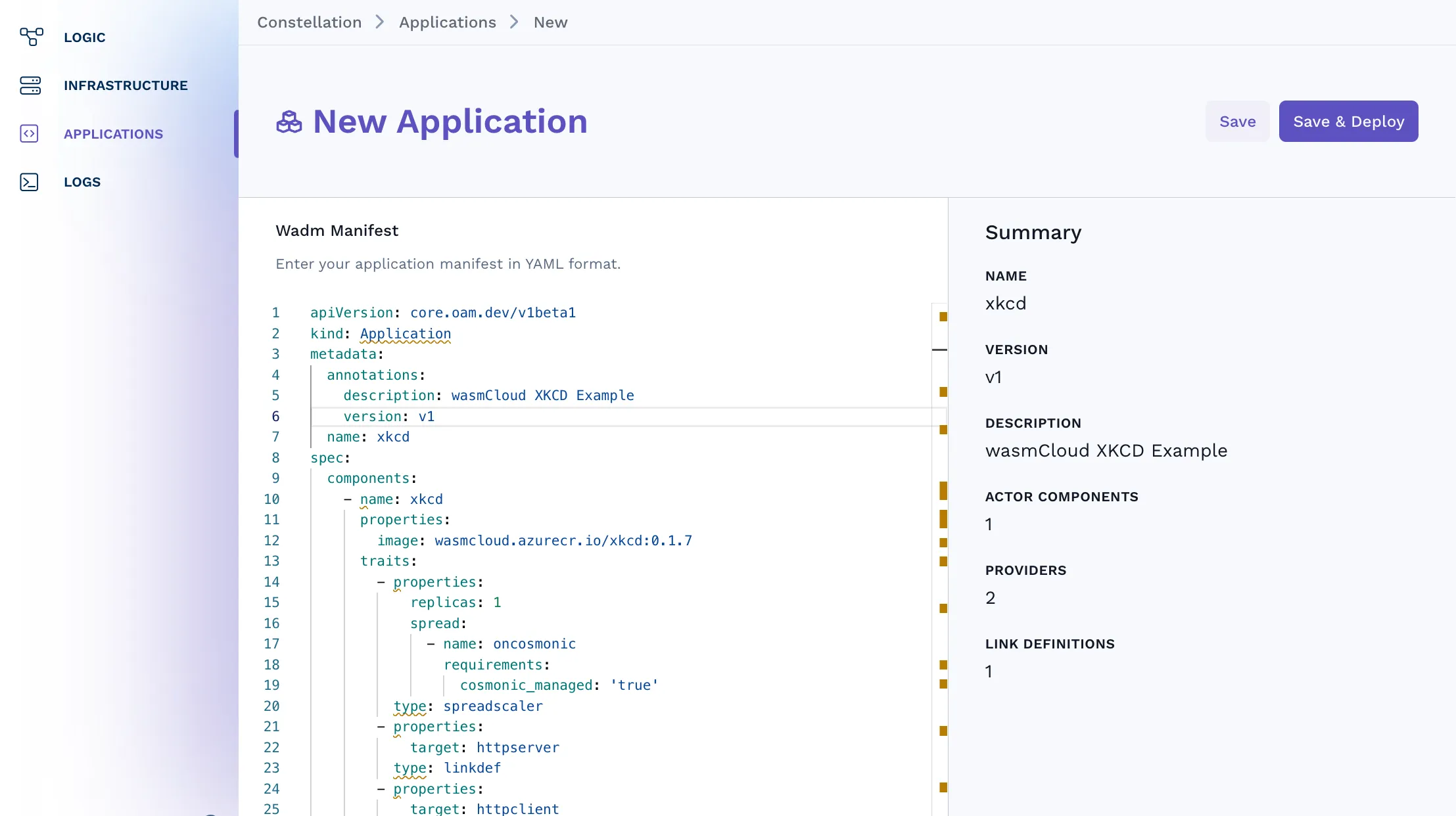 editor view